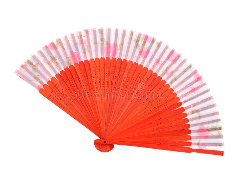 Wooden asian fan royalty free stock photo Wooden asian fan royalty free stock photo