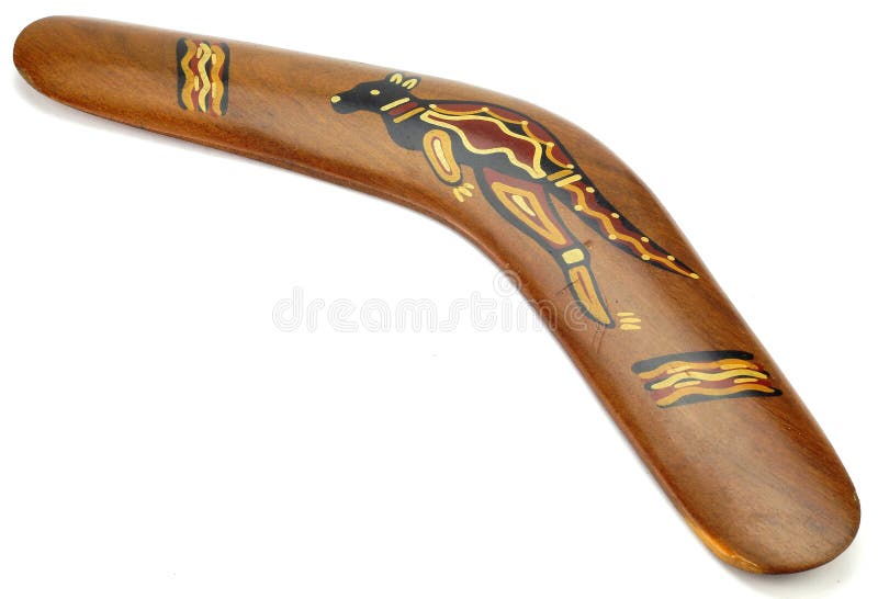 Wooden Australian Boomerang Stock Photo Image of wood, leisure 36269338