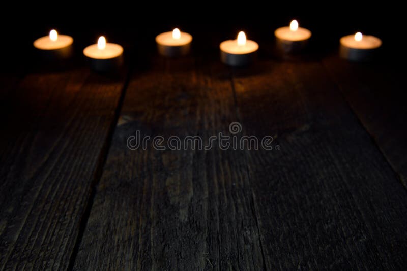 Di legno candele  