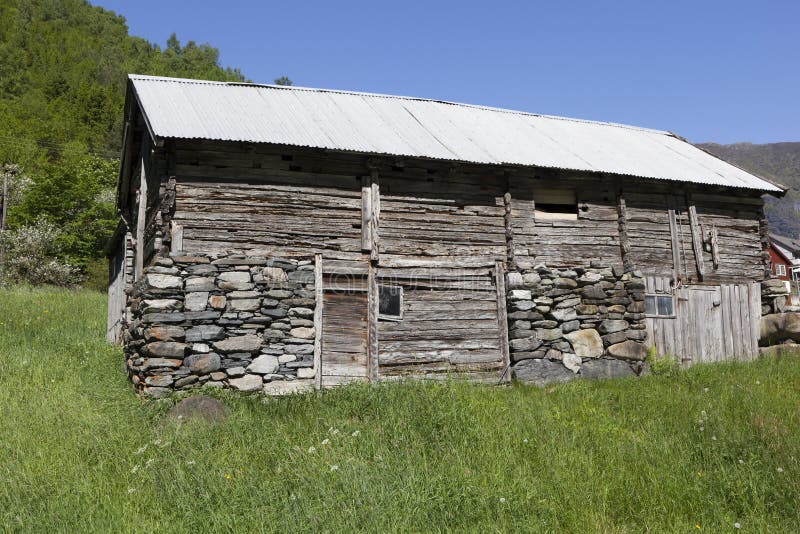 Wooden barn