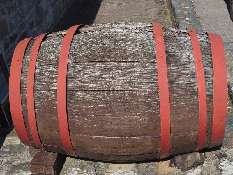 Wooden barrel cask stock image. Image of beer, alcoholic 161497613