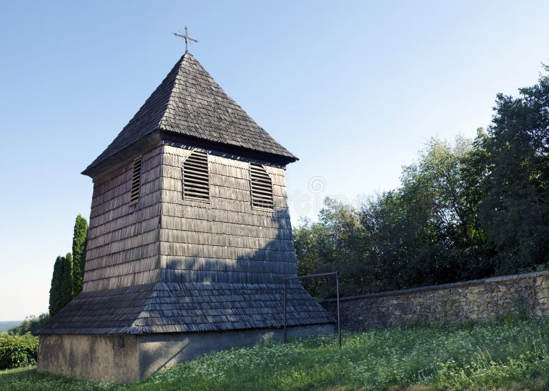 The wooden belfry