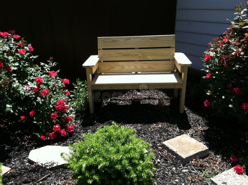 Wooden Benches stock image. Image of deck, furniture 91212135