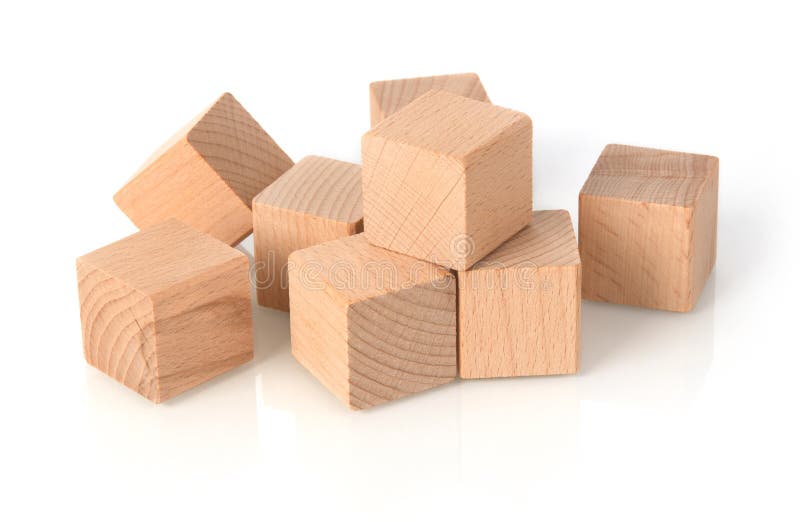 white wooden blocks