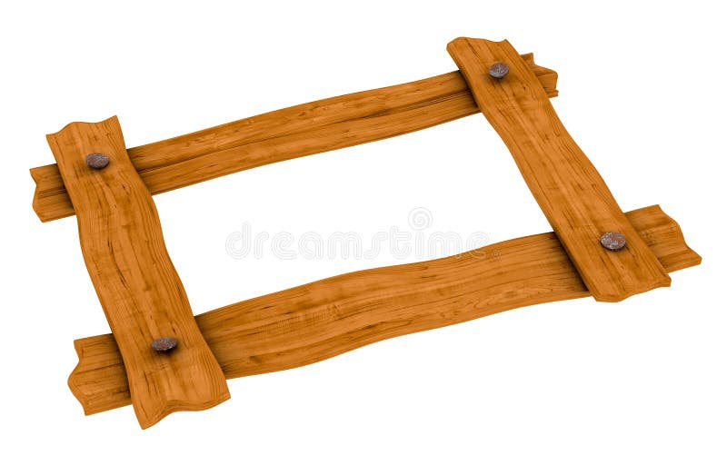 Wooden board frame stock illustration. Illustration of object 21163821
