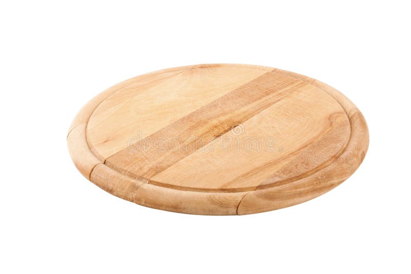 Wooden board isolated on white stock photography