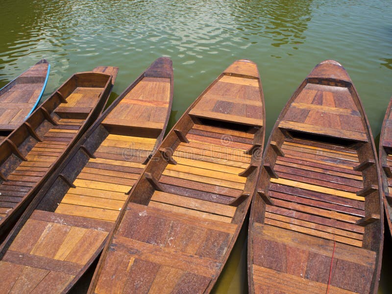 Wooden boat in lake stock image. Image of lake, beautiful 74728337
