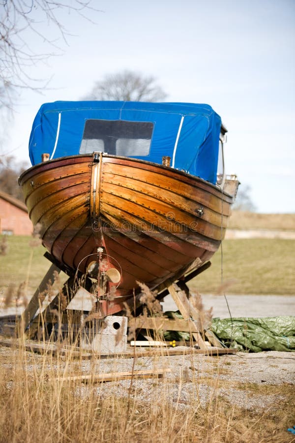 Wooden Boat Repair stock photo. Image of seasonal, norwegian 3288500