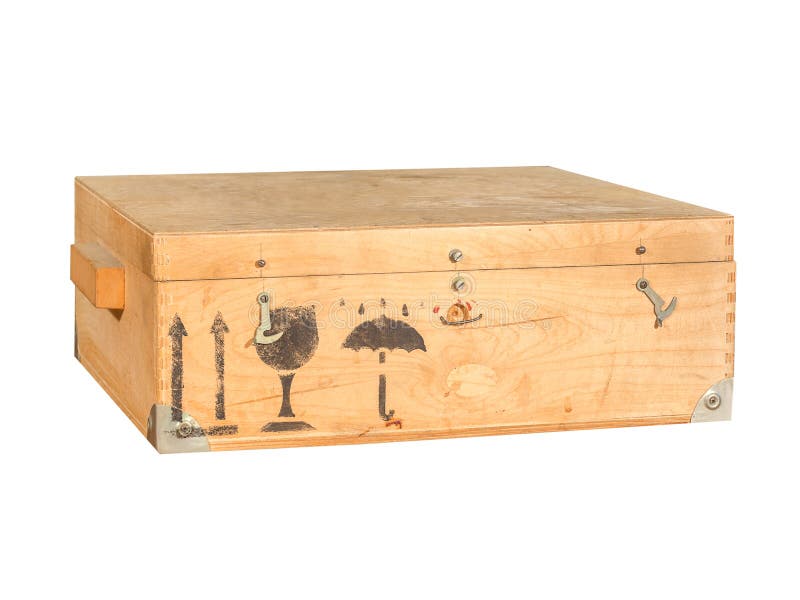 Wooden box for transport stock photo. Image of transport 58479692