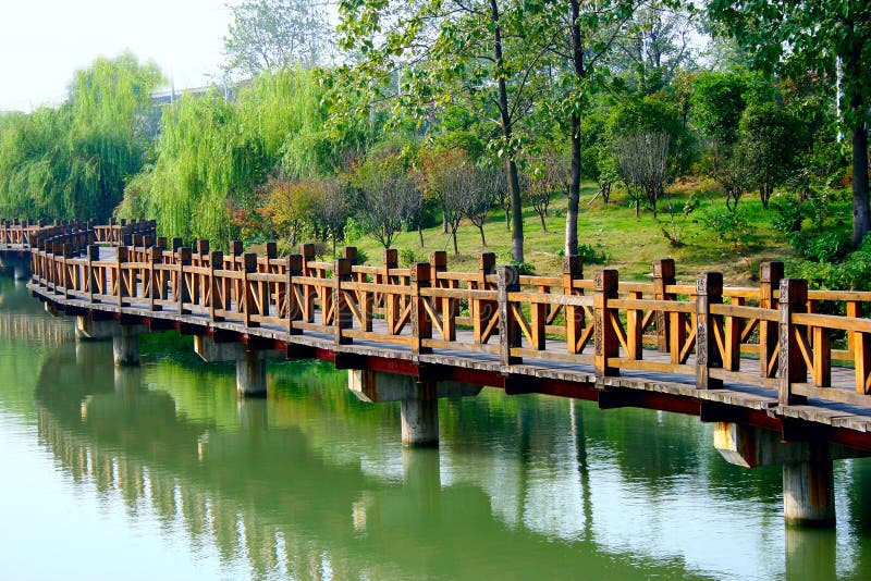 Wooden bridge