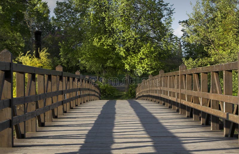 Wooden bridge