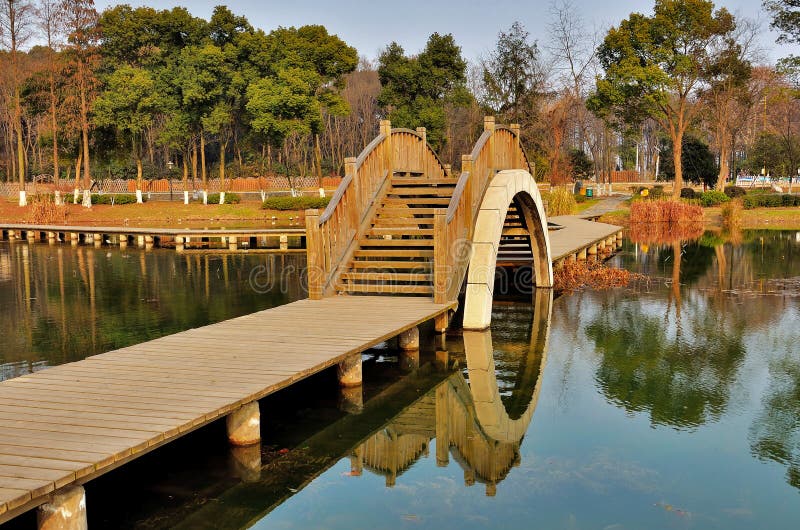 Wooden bridge