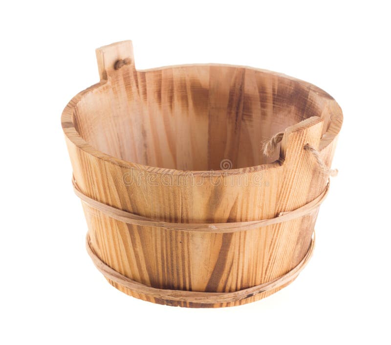 Wooden bucket