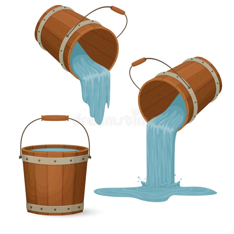 Bucket Pouring Water Stock Illustrations – 444 Bucket Pouring Water Stock  Illustrations, Vectors & Clipart - Dreamstime