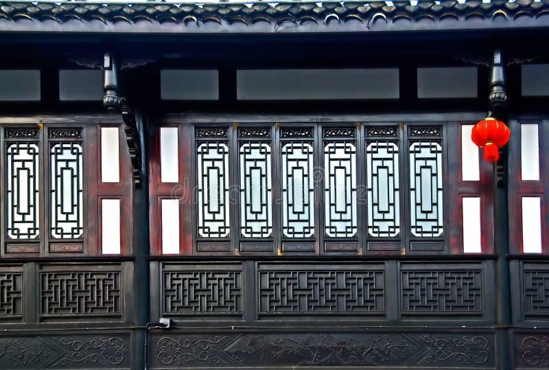 Wooden building Chinese traditonal style