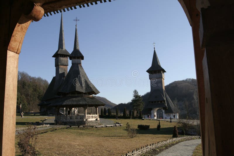 Wooden building on a orthodox monastery IV