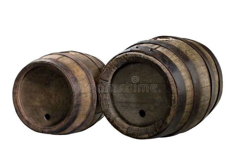 Wooden cask stock photo. Image of empty, band, saloon 12411194