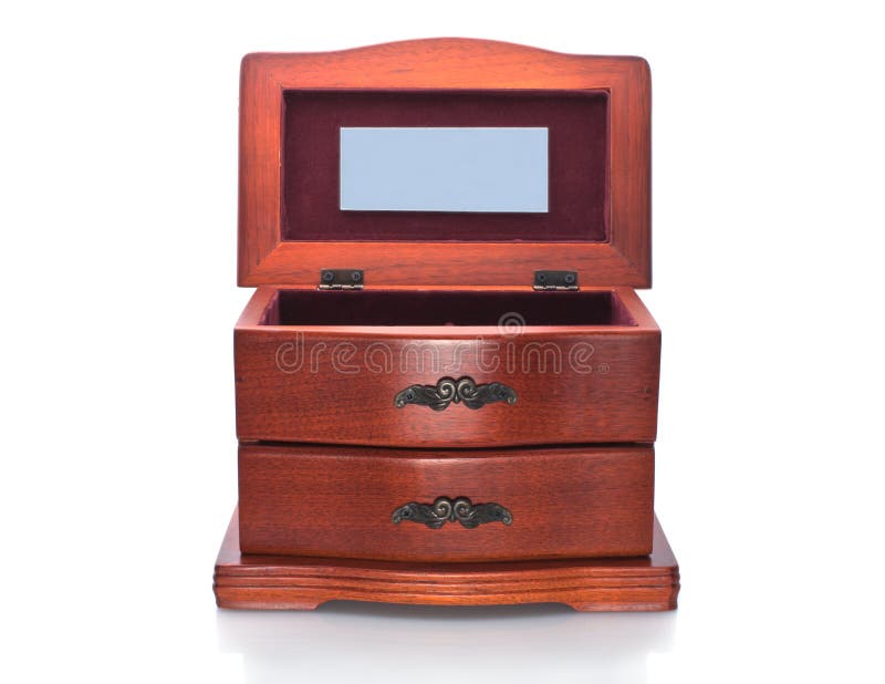 Wooden casket for jewelry