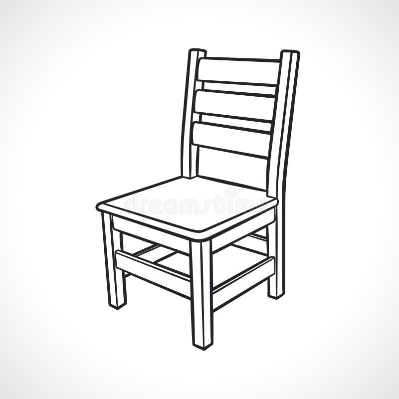 Coloring Pages  Printable Wood Chair Coloring Pages for Kids