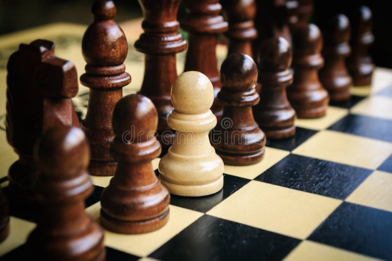 Wooden chess board stock image. Image of chess, diminishing 66587751
