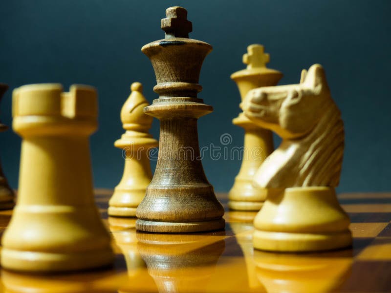 Browse Free HD Images of Chess Pieces In Focus On A Wooden Chess Board