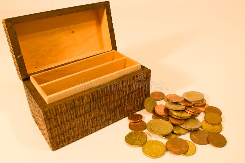 Wooden chests stock photo. Image of isolated, decoration 78341968