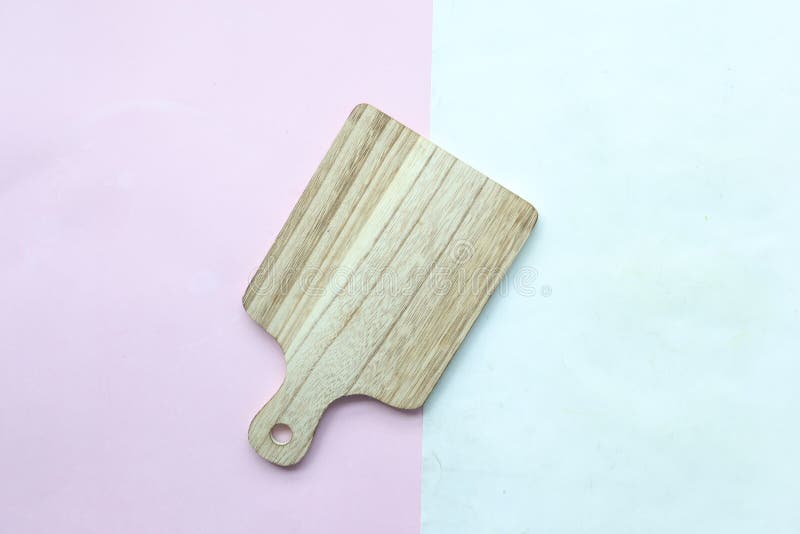 Wooden Chopping Board on Table Top Down Stock Photo Image of chopping
