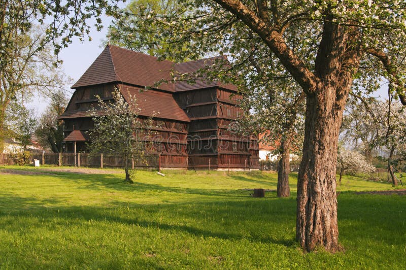 Wooden church at Hronsek, Slovakia