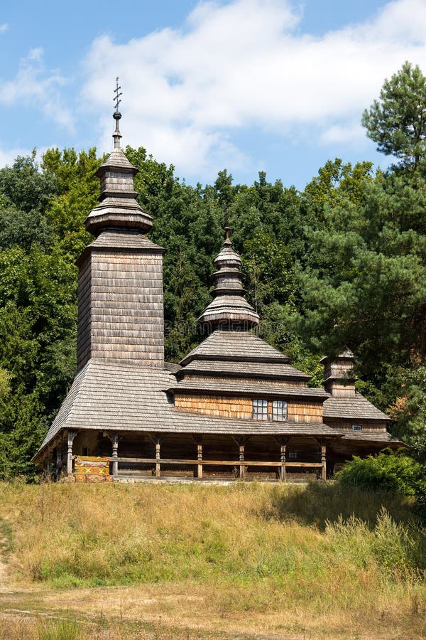 Wooden church , Kiev, Ukraine