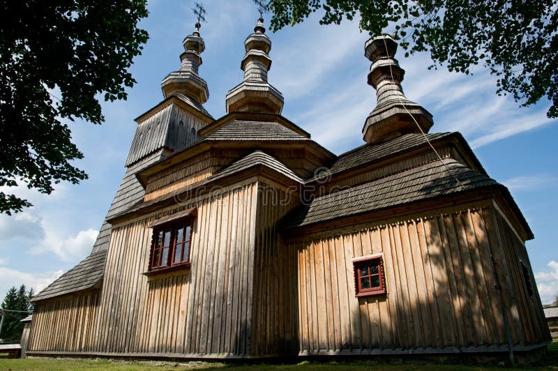 Wooden church in Ladomirova