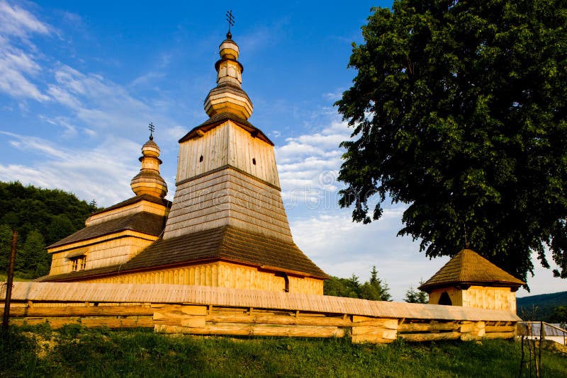 Dřevěný kostel, Mirola, Slovensko