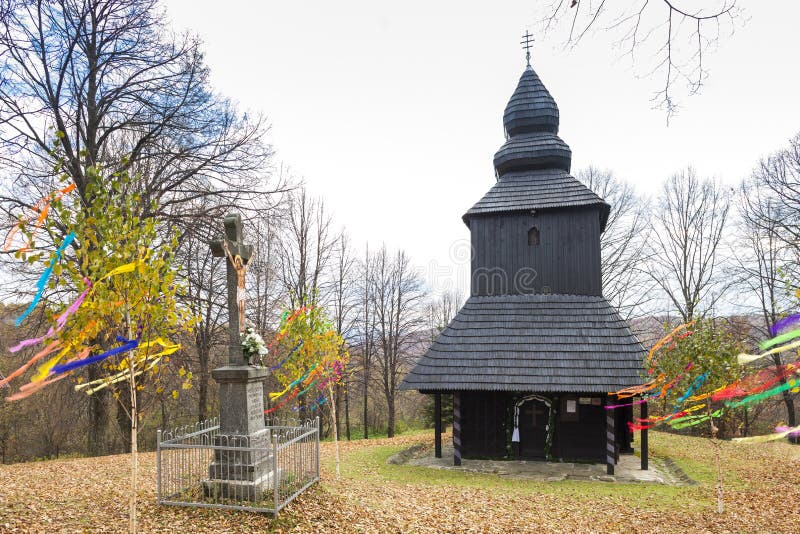 Dřevěný kostel, Ruská Bystrá, Slovensko