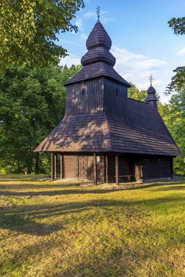 Dřevěný kostel v Ruské Bystré, Slovensko