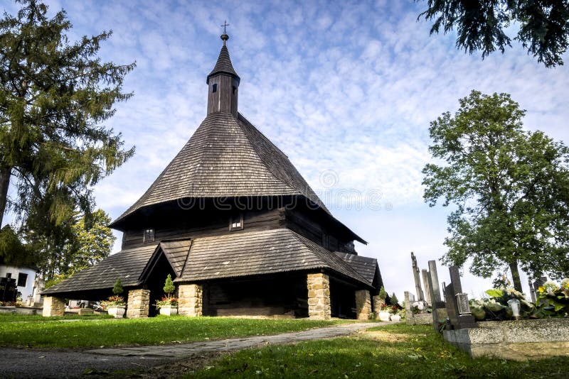 Dřevěný kostel v Tvrdošíně, Slovensko