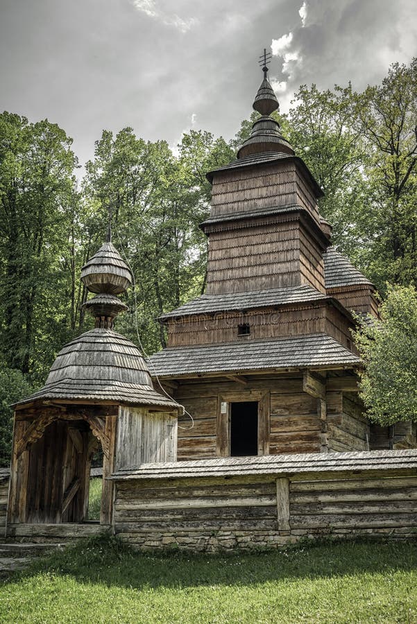 Wooden church in village Zboj, Slovakia