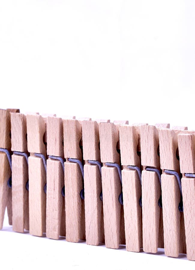 Wooden Clothes Pin Ready for Sell Stock Photo Image of clip