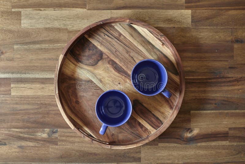 Wooden Coffee Tray stock photo. Image of life, home 221188782