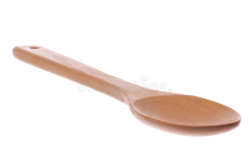Wooden Cooking Spoon Isolated Stock Image Image of stirrer, spoons
