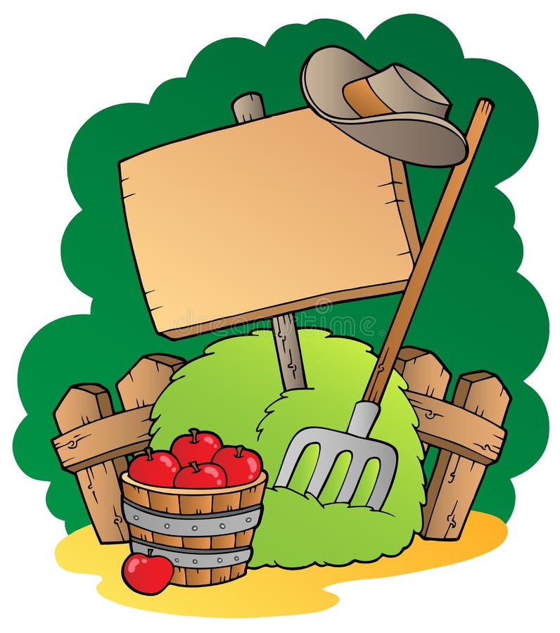 Wooden country board vector illustration Wooden country board vector illustration