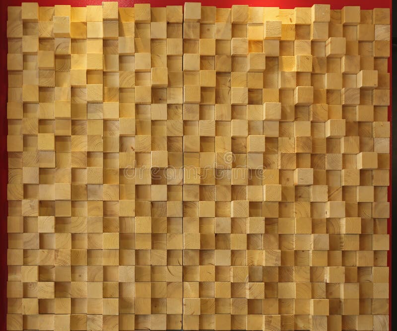 Wood Cubes Wall stock image. Image of wooden, background 66681711