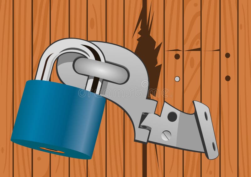 Broken Door Stock Illustrations 1,392 Broken Door Stock Illustrations