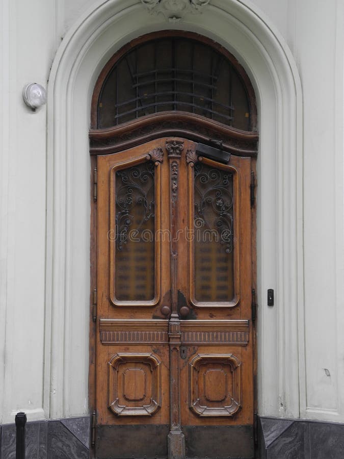 Wooden doors in the house royalty free stock photography Wooden doors in the house royalty free stock photography