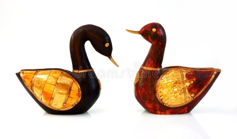 Wooden ducks