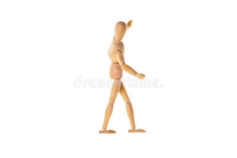 Wooden dummy in the balance