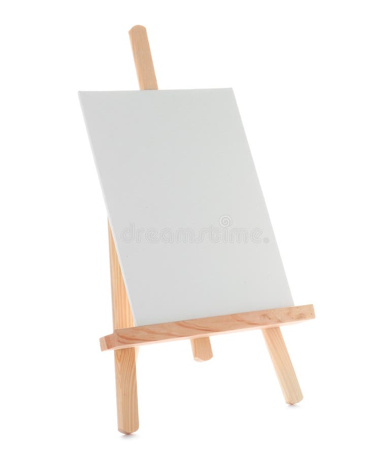 Easel With A Blank Canvas Stock Photo, Picture and Royalty Free Image.  Image 33828203.
