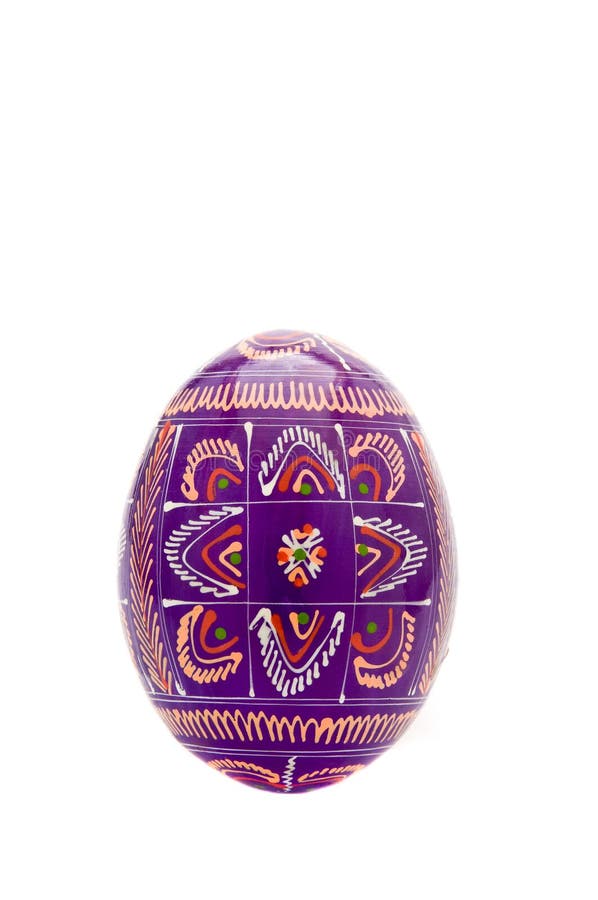 wooden easter egg