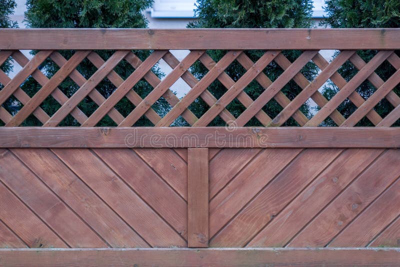 Wooden Fence. Fence with a Drawing. Stock Image Image of fence, brown 126714919