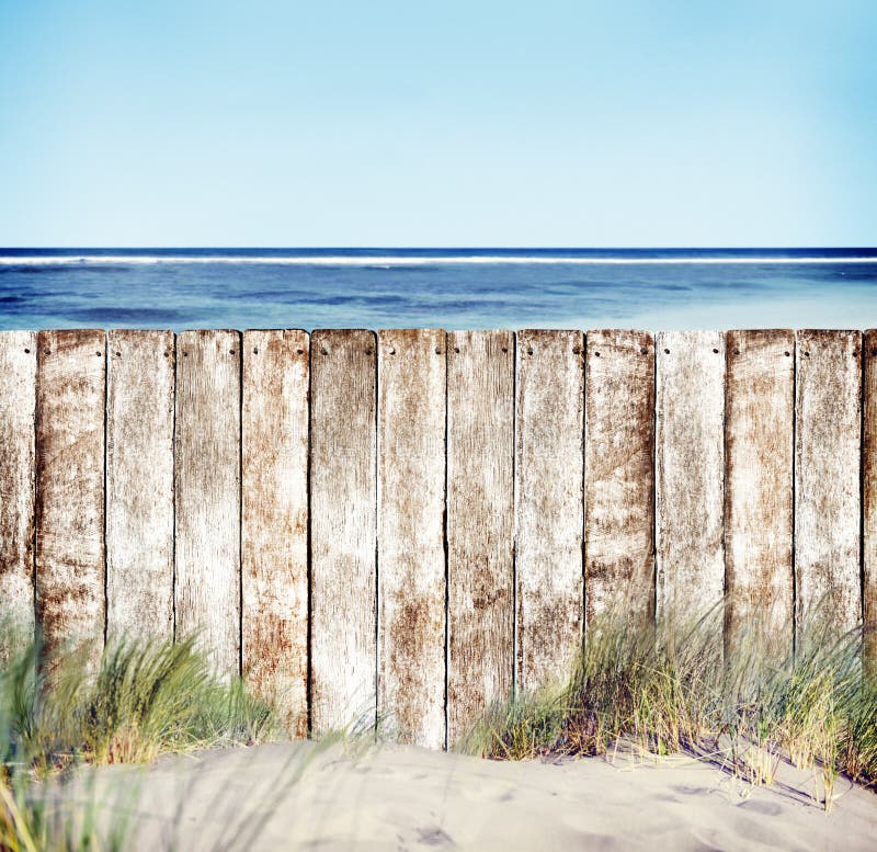 Wooden Fence with Ocean View