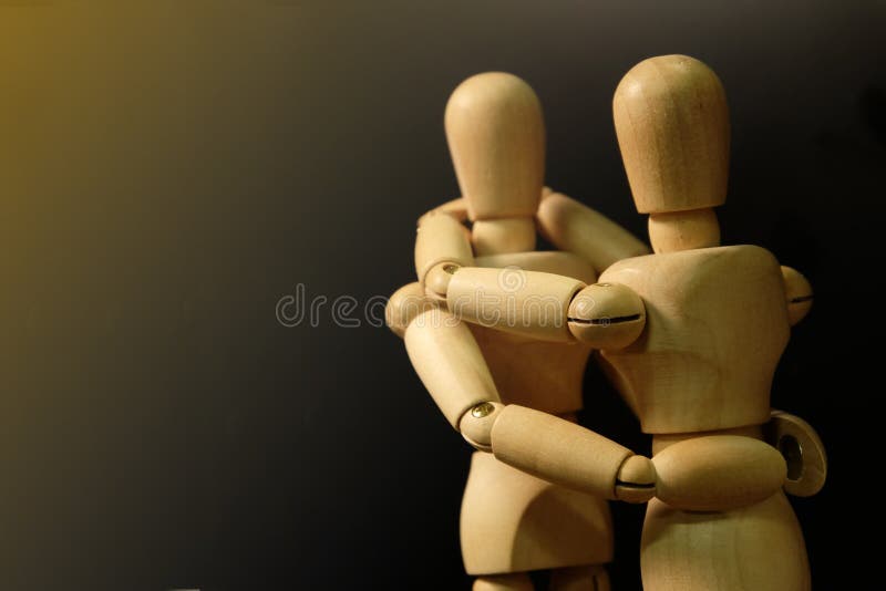 Wooden figure model stock photo. Image of model, romantic 73410100