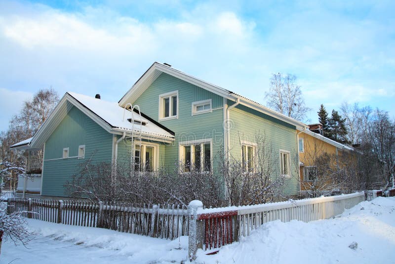 Wooden Finnish house